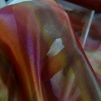 Organza imprime motifs arc en ciel2