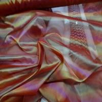 Organza imprime motifs arc en ciel9