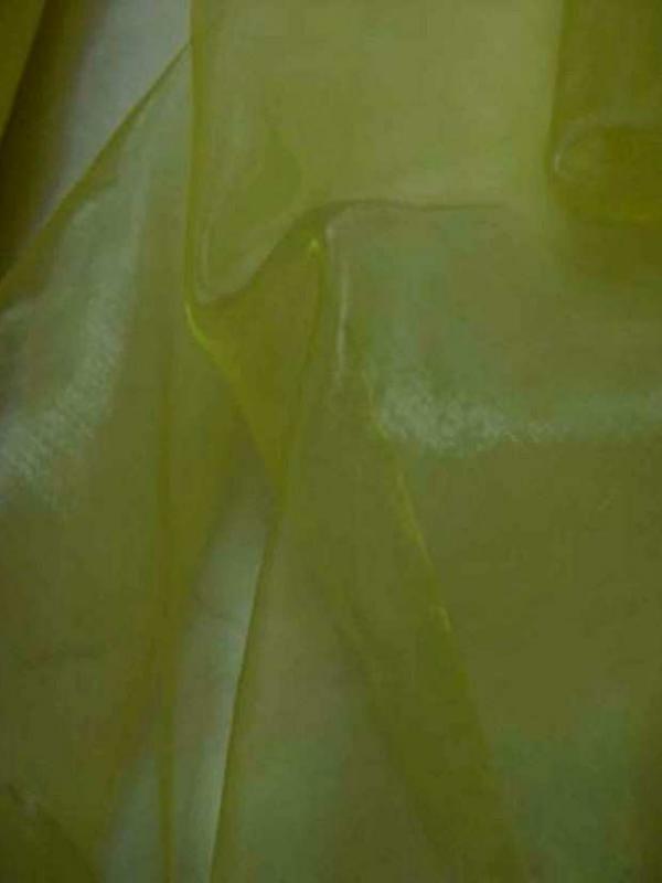 Organza jaune citron en 1 5m de large