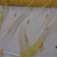 Organza jaune surbrode