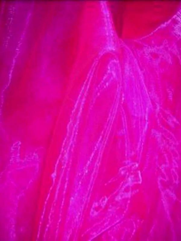 Organza rose fuchsia en 1 5m de large3