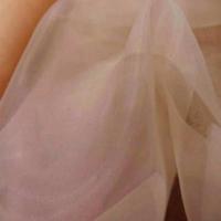 Organza saumon clair en 1 5m de large