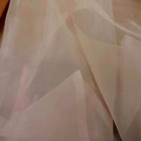 Organza saumon clair en 1 5m de large0