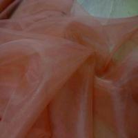 Organza ton corail en 1 5m de large