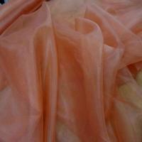 Organza ton corail en 1 5m de large6