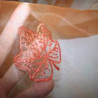Organza ton orange brode 7
