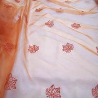 Organza ton orange brode