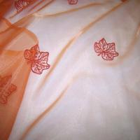 Organza ton orange brode7