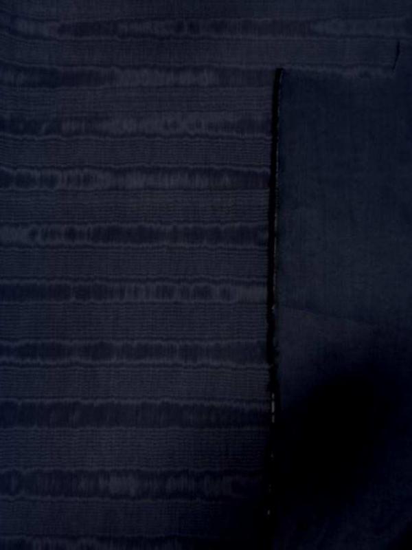 Ottoman moire bleu indigo