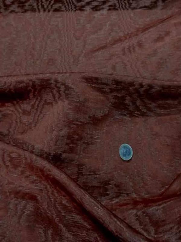 Ottoman moire ton brique