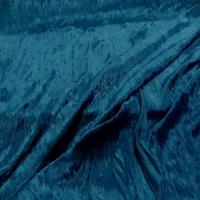 Panne de velours plisse ton bleu2