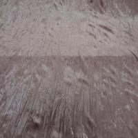 Panne de velours plisse ton rose glace0