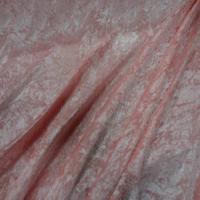 Panne de velours rose glace
