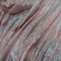 Panne de velours rose glace0