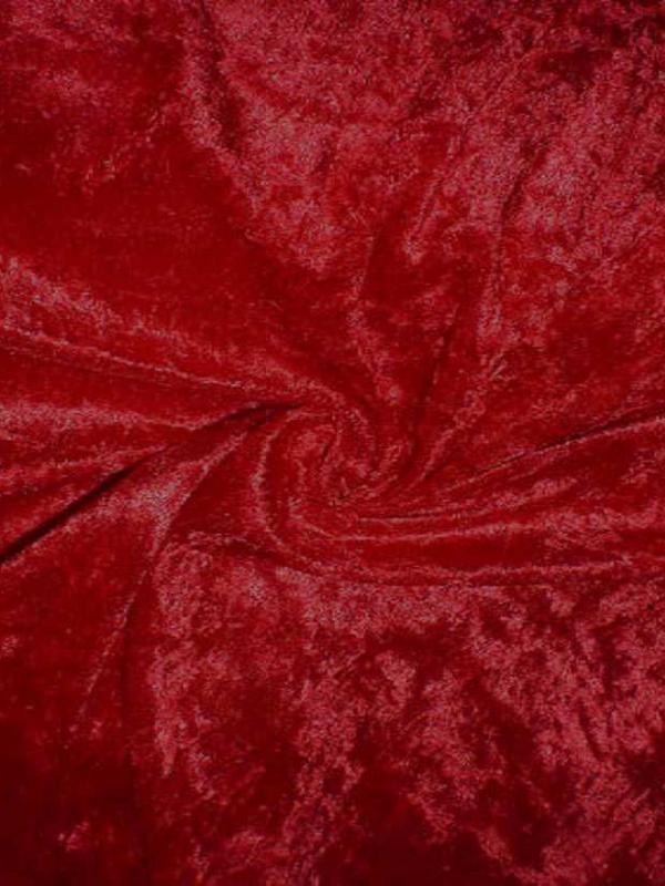Panne de velours rouge