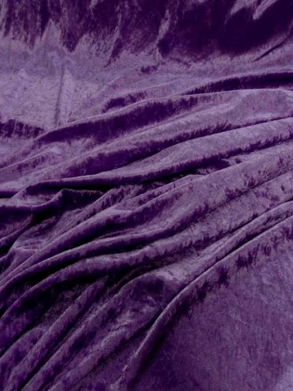 Panne de velours violet