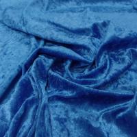 panne de velours ton bleu