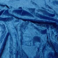 panne de velours ton bleu
