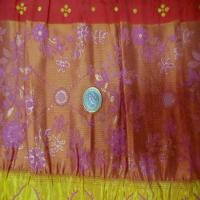 Panneau de taffetas cuivre faconne9