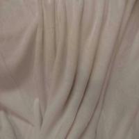Polaire double face doudou toucher pilou beige clair