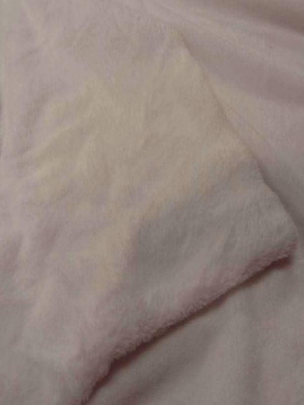 Polaire double face doudou toucher pilou beige clair3