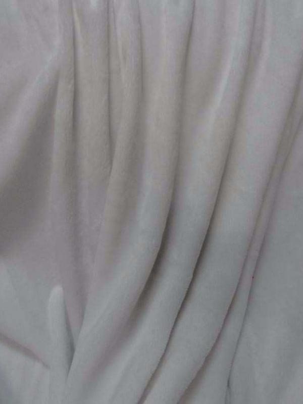 Polaire double face doudou toucher pilou blanche9