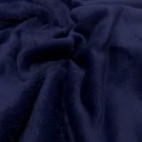 Polaire double face doudou toucher pilou bleu2