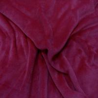 Polaire double face doudou toucher pilou rose fuchsia