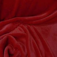 Polaire double face doudou toucher pilou rouge3