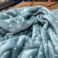 Polaire doudou gris imprime ours3