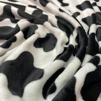 Polaire doudou imprime vache noir blanc0 1