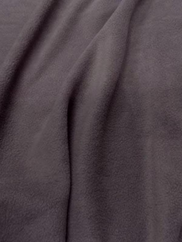 Polaire gris taupe en 1 5m de large 1