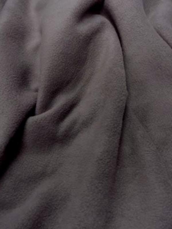 Polaire gris taupe en 1 5m de large 1