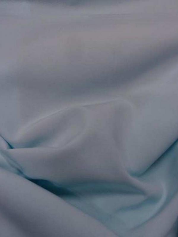 Polyester viscose bleu ciel