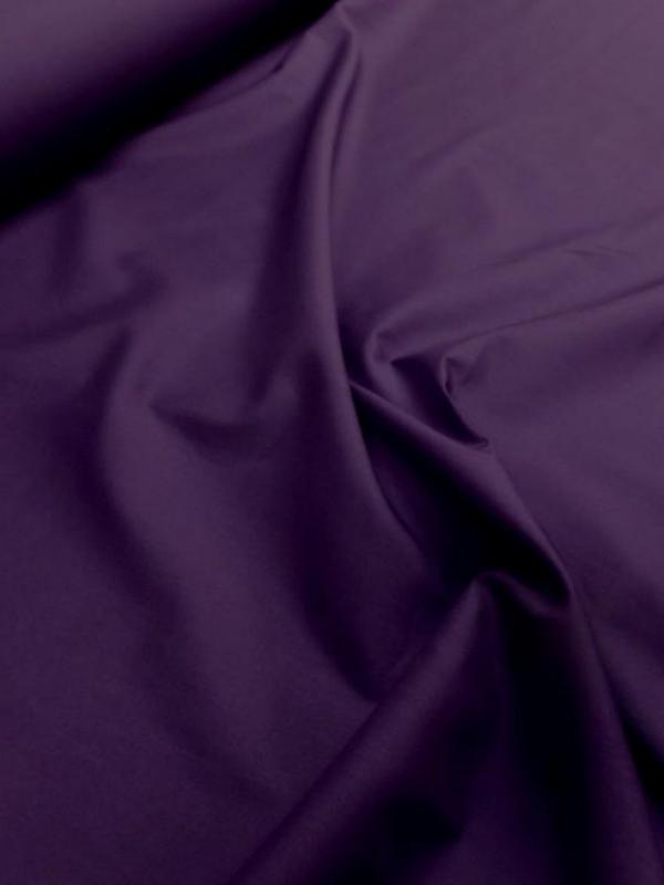 Popeline coton 100 % ton violet 120 fils