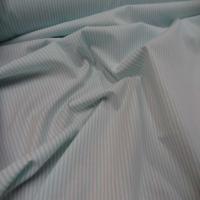 Popeline coton blanche raye bleu2