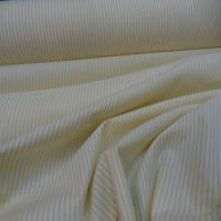 Popeline coton blanche raye jaune6