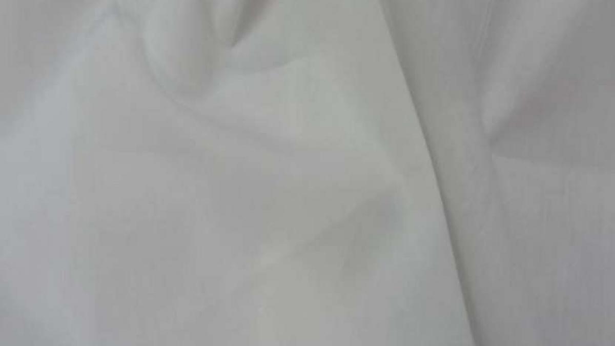 Popeline coton blanche