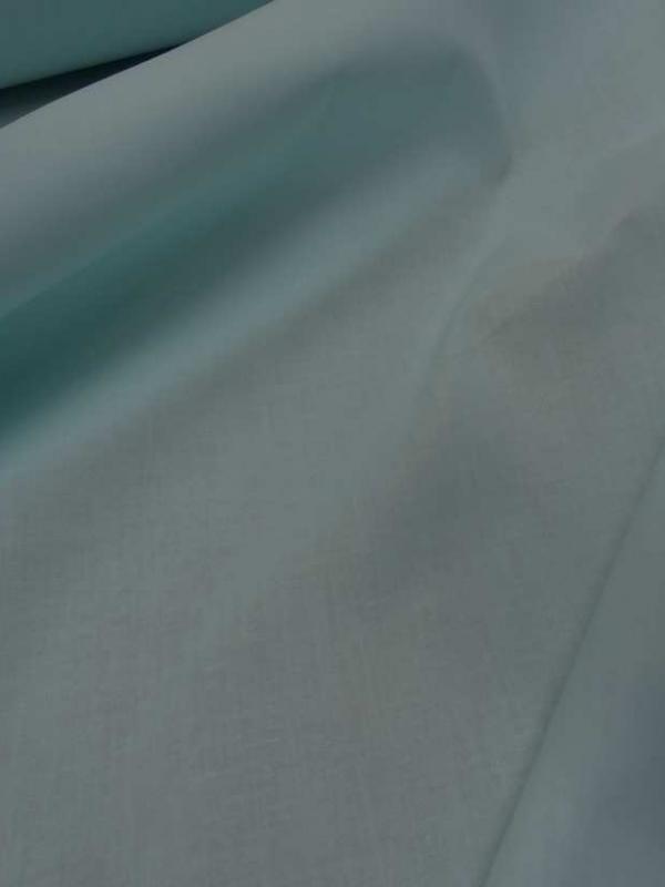 Popeline coton bleu lagon