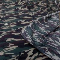 Popeline coton imprimé armée camouflage ton vert beige marron en ligne