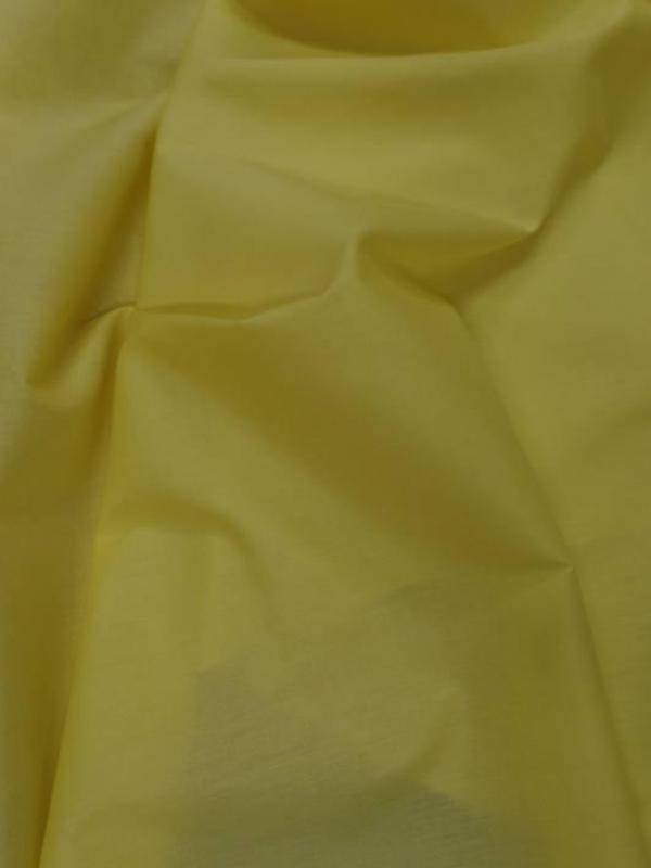 Popeline coton jaune