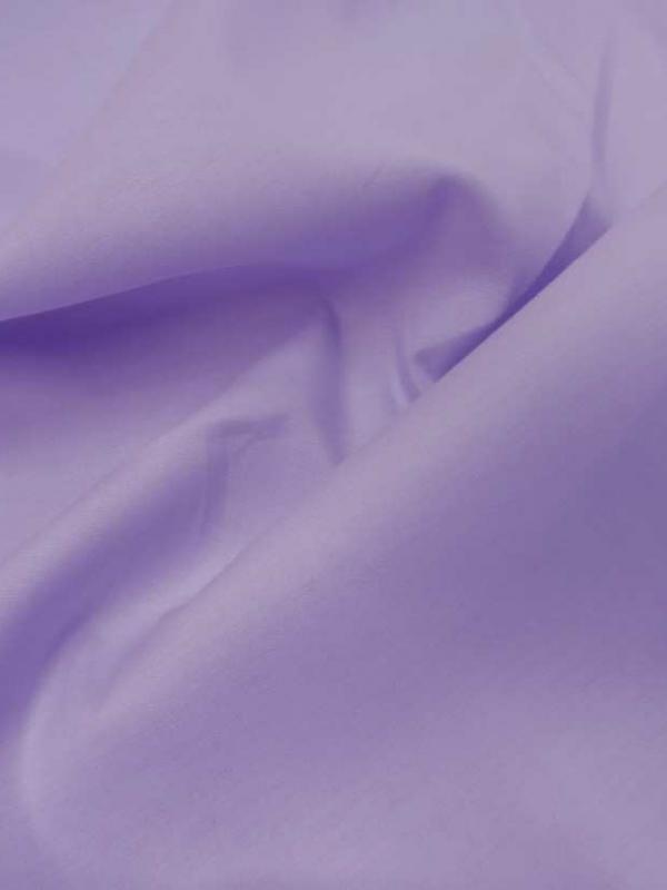 Popeline coton mauve lavande