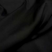 Popeline coton lycra noire