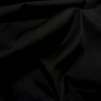 Popeline coton noire1