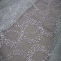 Resille blanche brode