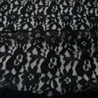 Resille dentelle lycra noire
