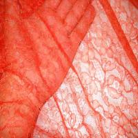 Resille faconne dentelle orange0