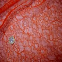 Resille faconne dentelle orange1