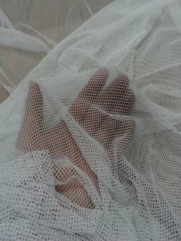 Resille filet lycra blanche en 1 70m de large