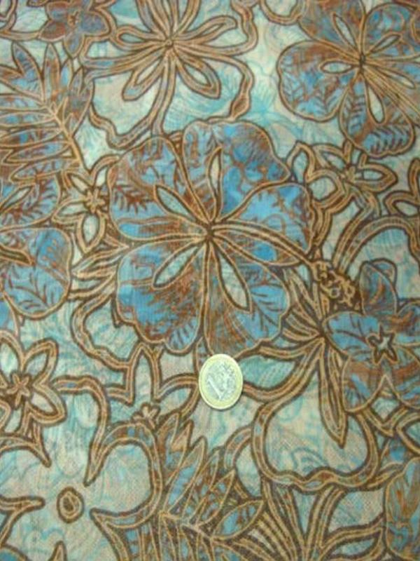 Resille imprime fleurs8